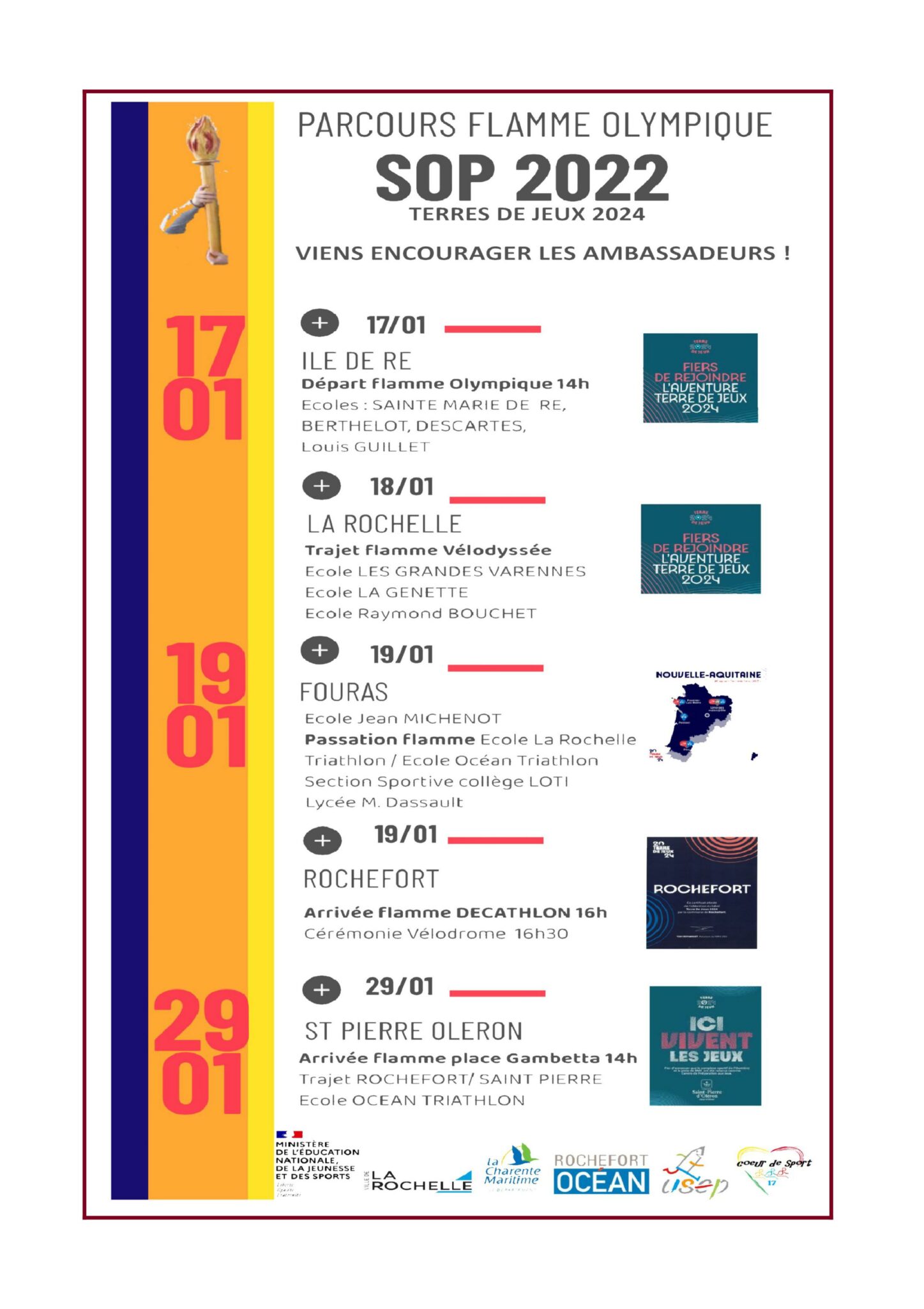 Parcours De La Flamme Olympique Usep 17 9848